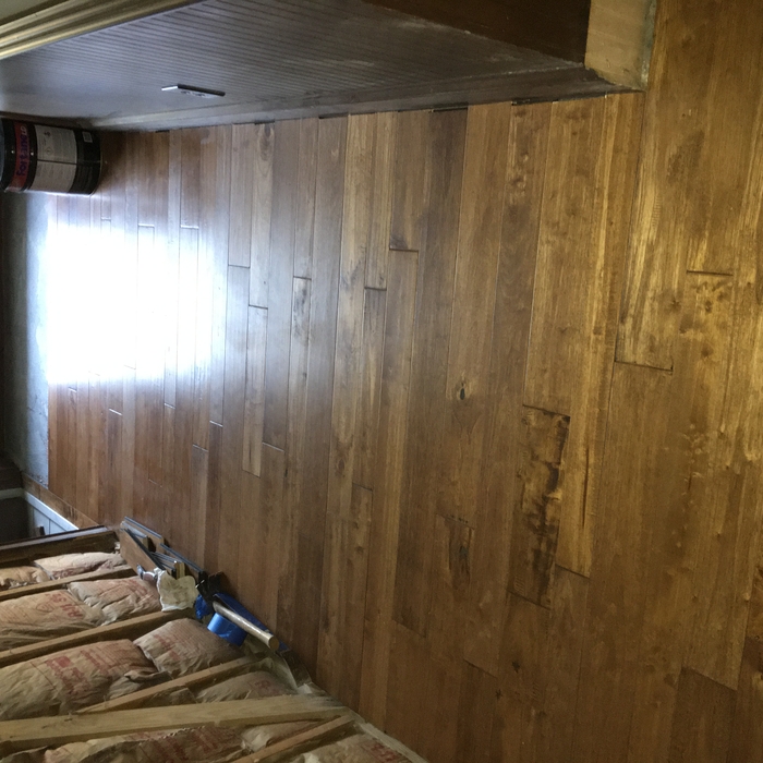 Carpet to hardwood floor