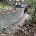 Finished wall