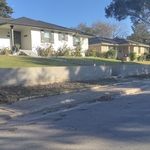 Retaining wall installation