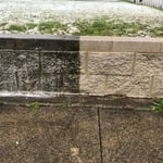 Block Wall Cleaning