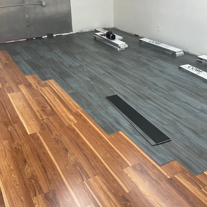 covering 650 sq ft with vinyl water proof flooring