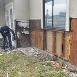 Repairs wall and exterior painting