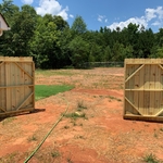 6ft Privacy and chain link.
