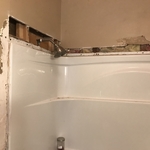 Bathroom drywall fix