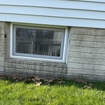 Sealed the outside of the basement window