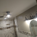 Tile bathroom