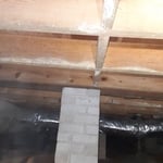 mold removal and moisture barrier install