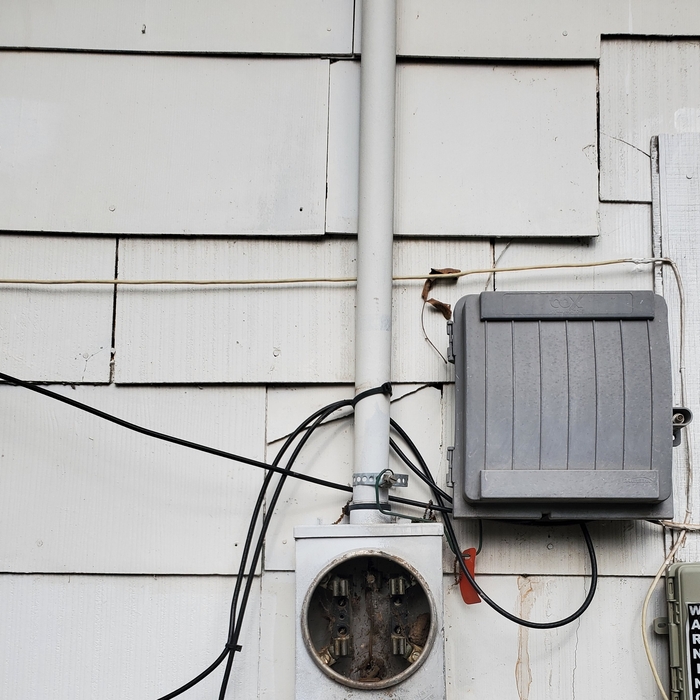 along with the old degrade 60 amp service