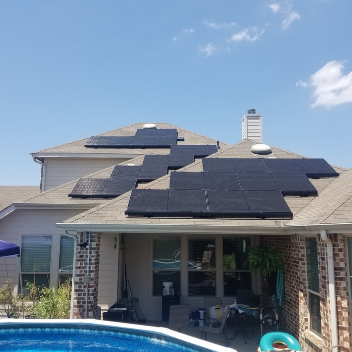 Solar Roof in Little Elm
