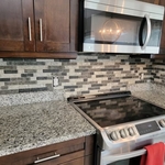 Backsplash installation