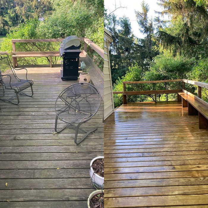 Deck cleaning