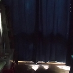 Blackout curtains create a super cozy atmosphere