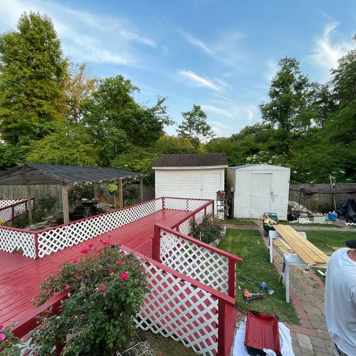 Deck repair and painting