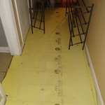 Installation of laminate flooring