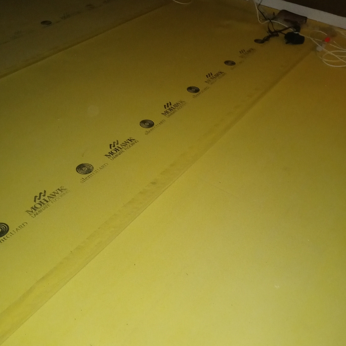 Installation of laminate flooring