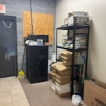 We removed all items out of the storage room in the office