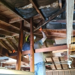 Removing old insulation