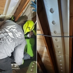 Baffle installation in Menomonee Falls.