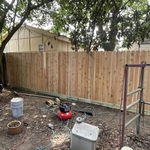 6 ft cedar picket fence