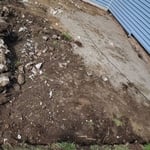 Clearing of old patio