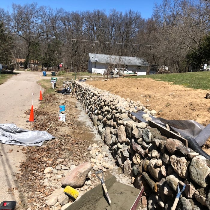 Kerr stone wall restoration