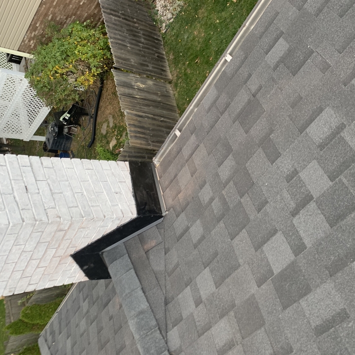 Chimney flashing and counter flashing