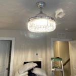 Chandelier ceiling fan
