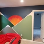 Painting and wallpaper