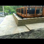 Retaining walls and paver patios