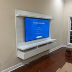 Floating entertainment center