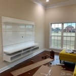 Floating entertainment center