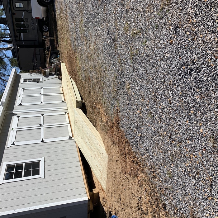 Deck with ramp