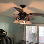 Removed the old discolored fan