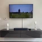 Floating TV stand, TV mount