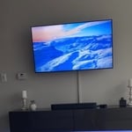 Floating TV stand, TV mount
