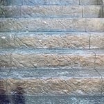 Stamped and decorative staircase