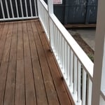 Deck Rail Painting