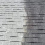 In the process of soft washing the roof
Which actually helps save the life of your roof by 3-5 years