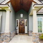 After our home entrance remodeling work