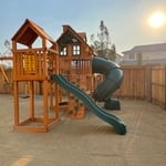 Swing Set/Playhouse Installation