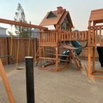 Swing Set/Playhouse Installation