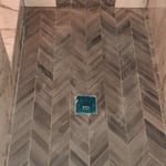 Shower wall and floor tile install