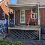 We completed this entire sunroom in about a weeks time.