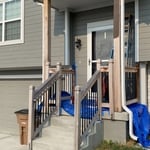 Deck staining