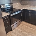 Finished look at stainless section