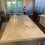 Client satisfied with her island! Same day completion.