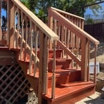Redwood deck