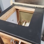 This is the primer bond coat that goes down first.
