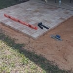 Installation of pavers