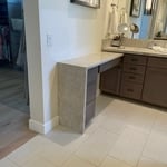 Makeup countertop